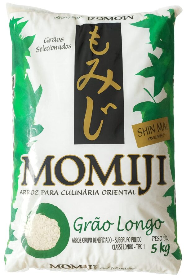 Arroz Momiji Grao longo Arroz Momiji Grão longo