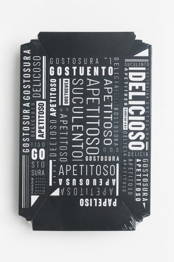 Embalagem Black Bandeja G - 171x43mm (50 Unidades)