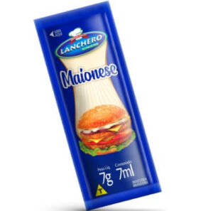 Sachê lancheiro Maionese Sachê lancheiro Maionese