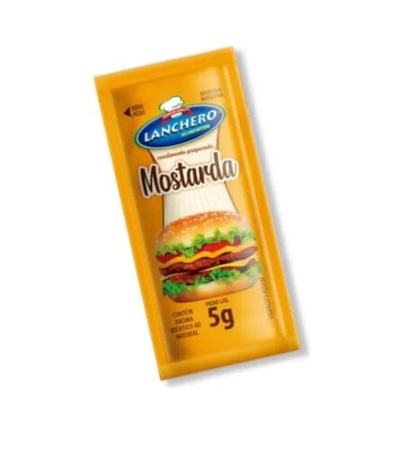 Sachê lancheiro mostarda