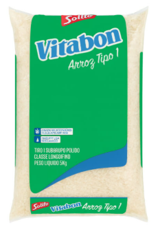 1 Arroz Solito Vitabon Grãos Selecionados e Soltinhos