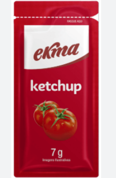 Sachê de katchup ekma