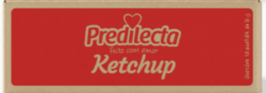 Ketchup Predilecta Sachê 7g  Sabor Intenso e Praticidade