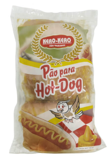 Pão de Hot Dog Kero-Kero, 10 Unidades