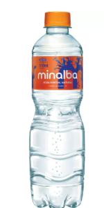 Água mineral com gás